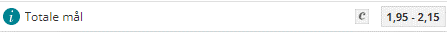 Totale mål spread betting