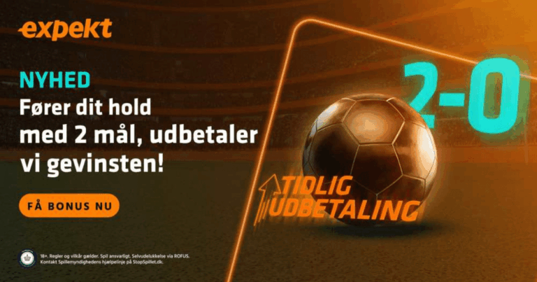 Tidlig udbetaling hos Expekt